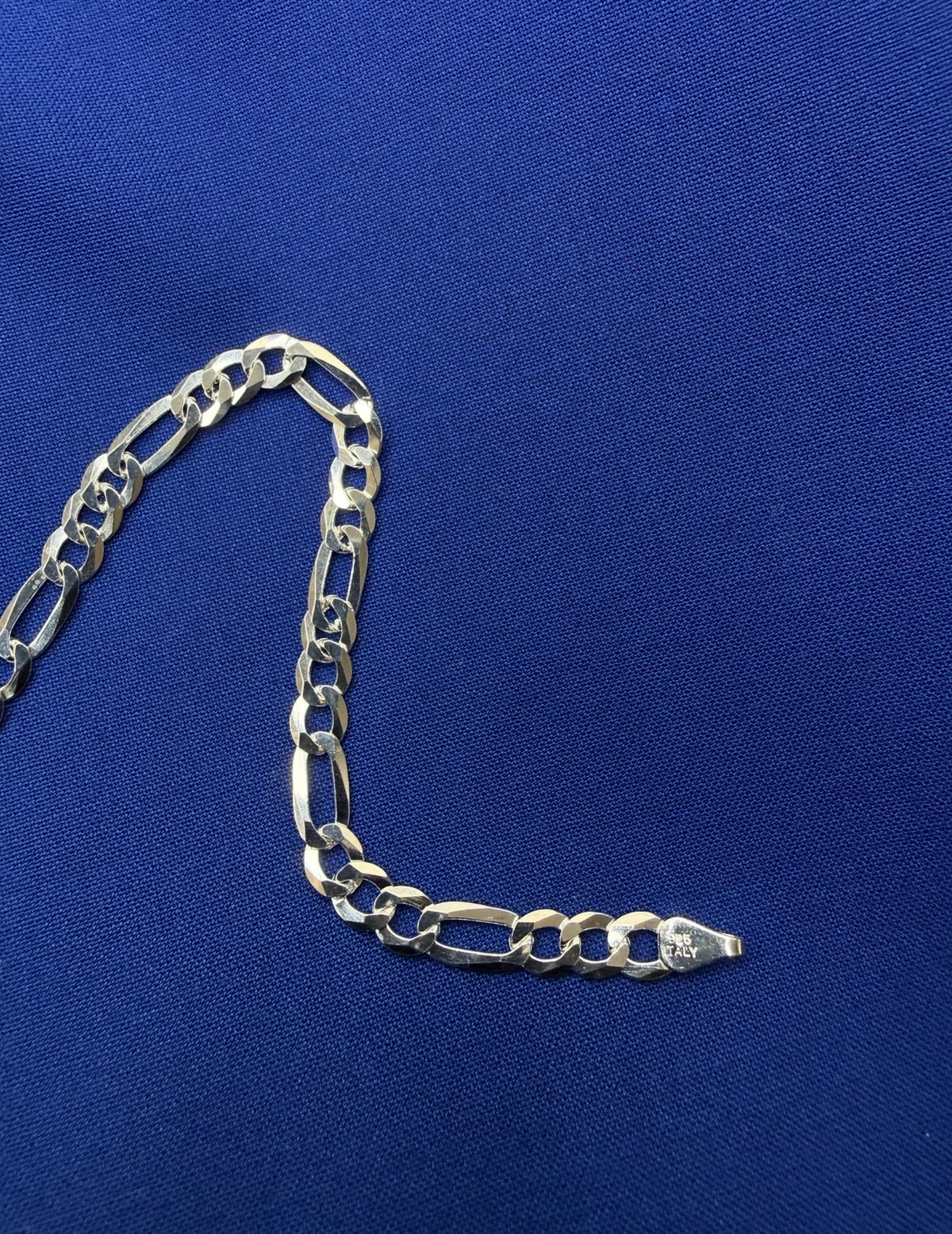 Flat Figaro Link Bracelet 4.1mm 8