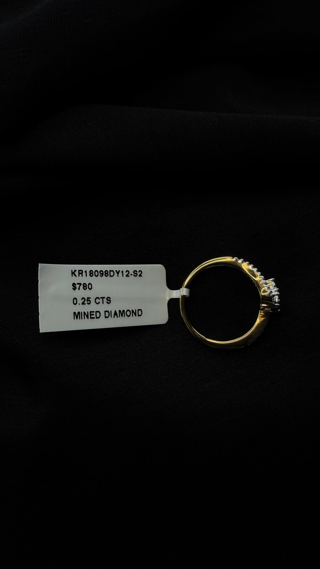 Natural Diamond Bypass Ring 925 Sterling Silver Size 7