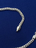925 Italy Sterling Silver Miami Cuban Link Bracelet 3.8mm 8in