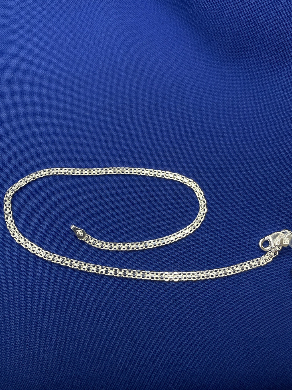 925 Italy Sterling Silver Bismarck Link Bracelet 2.7mm 7in