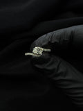 Natural Diamond Bypass Ring 925 Sterling Silver Size 7