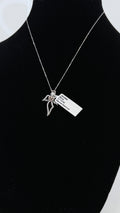 Natural Diamond Angel Pendant Necklace