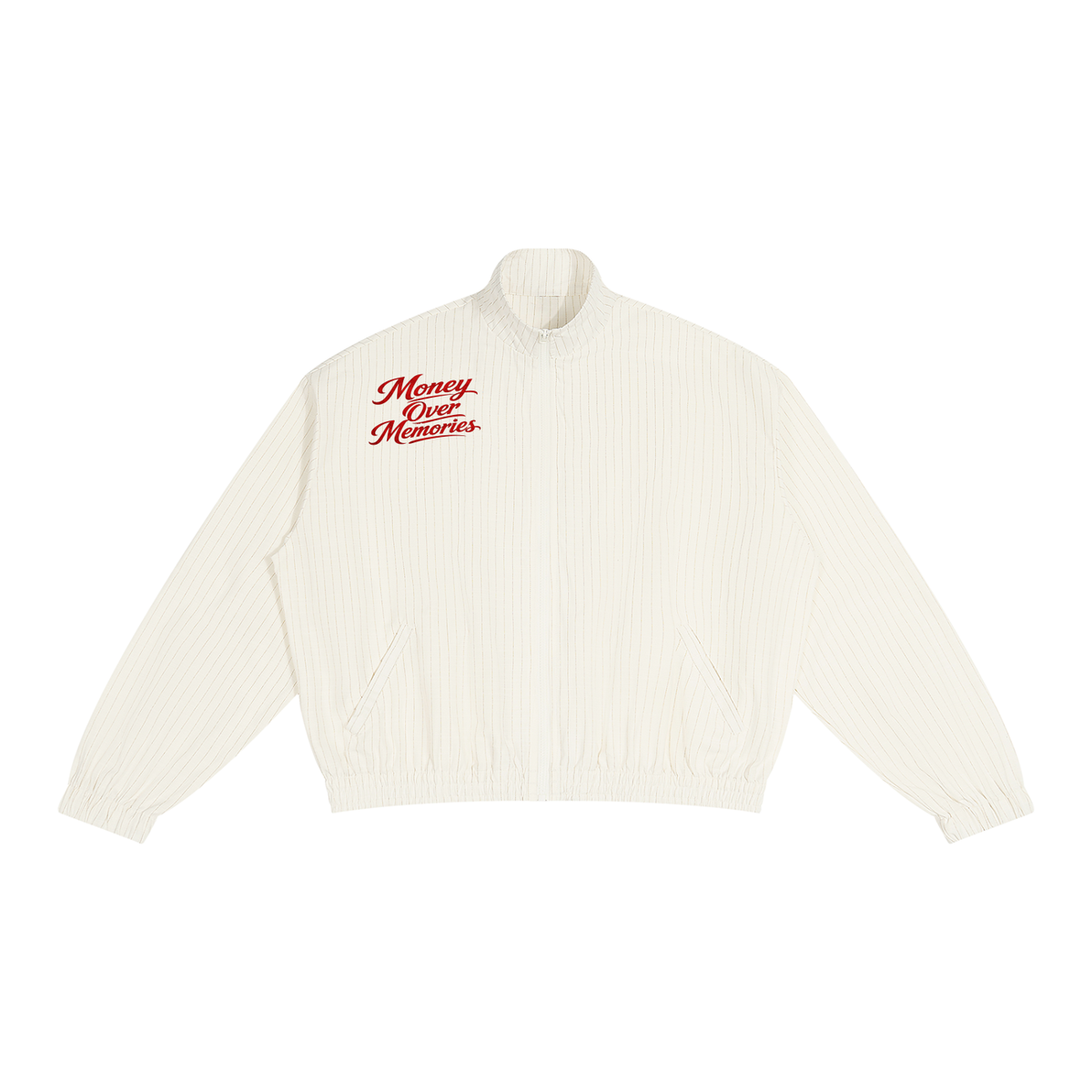 Mamma Thinks I Trap -- Full-Zip Track Jacket Unisex Striped