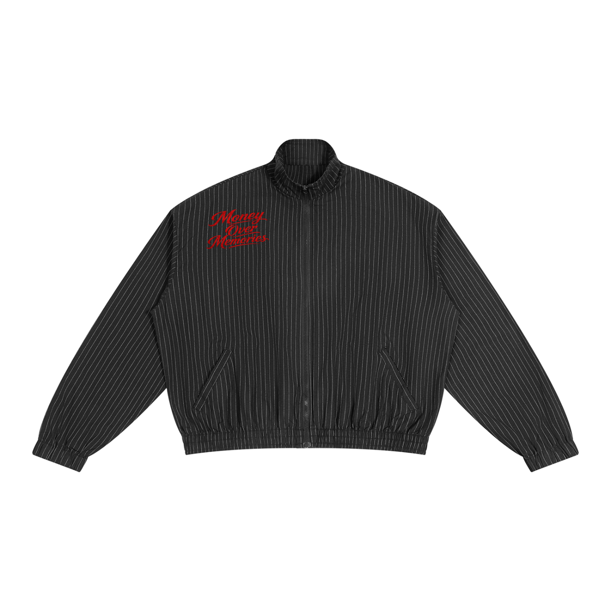 Mamma Thinks I Trap -- Full-Zip Track Jacket Unisex Striped