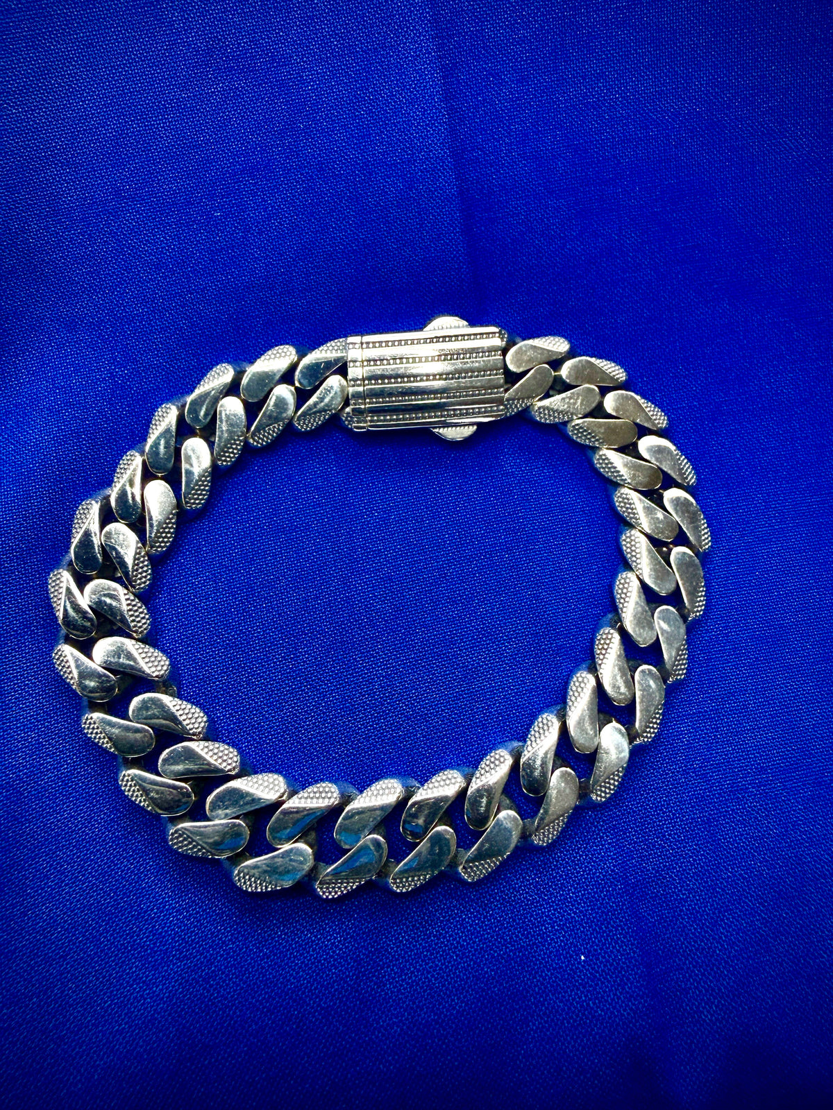 Miami Cuban Link Bracelet 12mm 8.5” Diamond Cut 925 Sterling Silver
