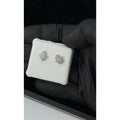 Natural Diamond Hamsa Stud Earrings
