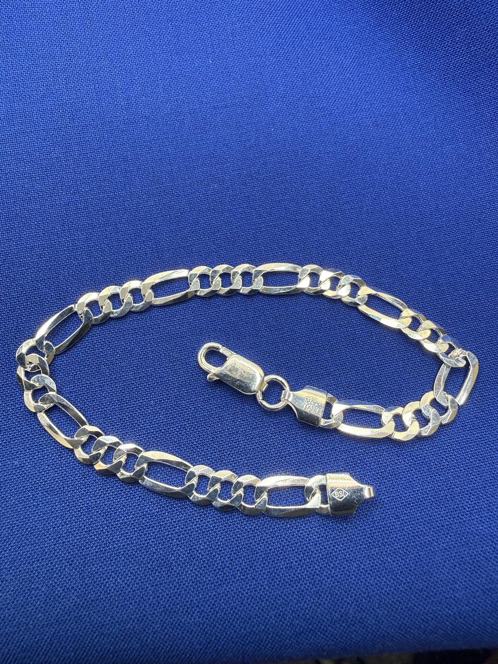 Flat Figaro Link Bracelet 5.7mm 8