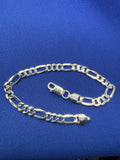 Flat Figaro Link Bracelet 5.7mm 8