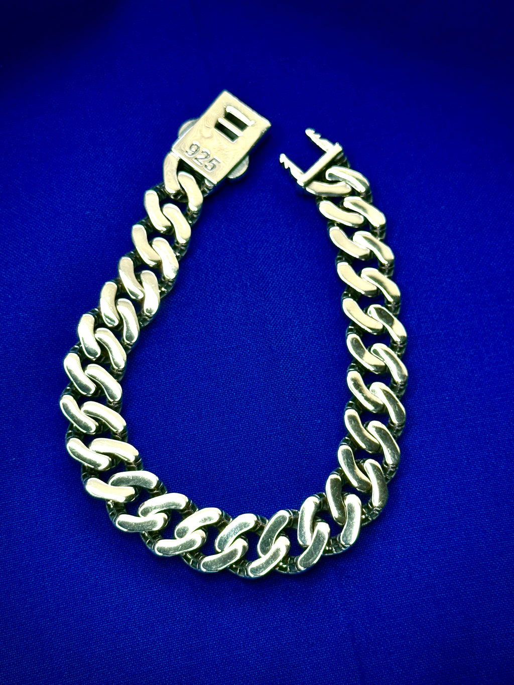 Miami Cuban Link Bracelet 12mm 8.5” Diamond Cut 925 Sterling Silver