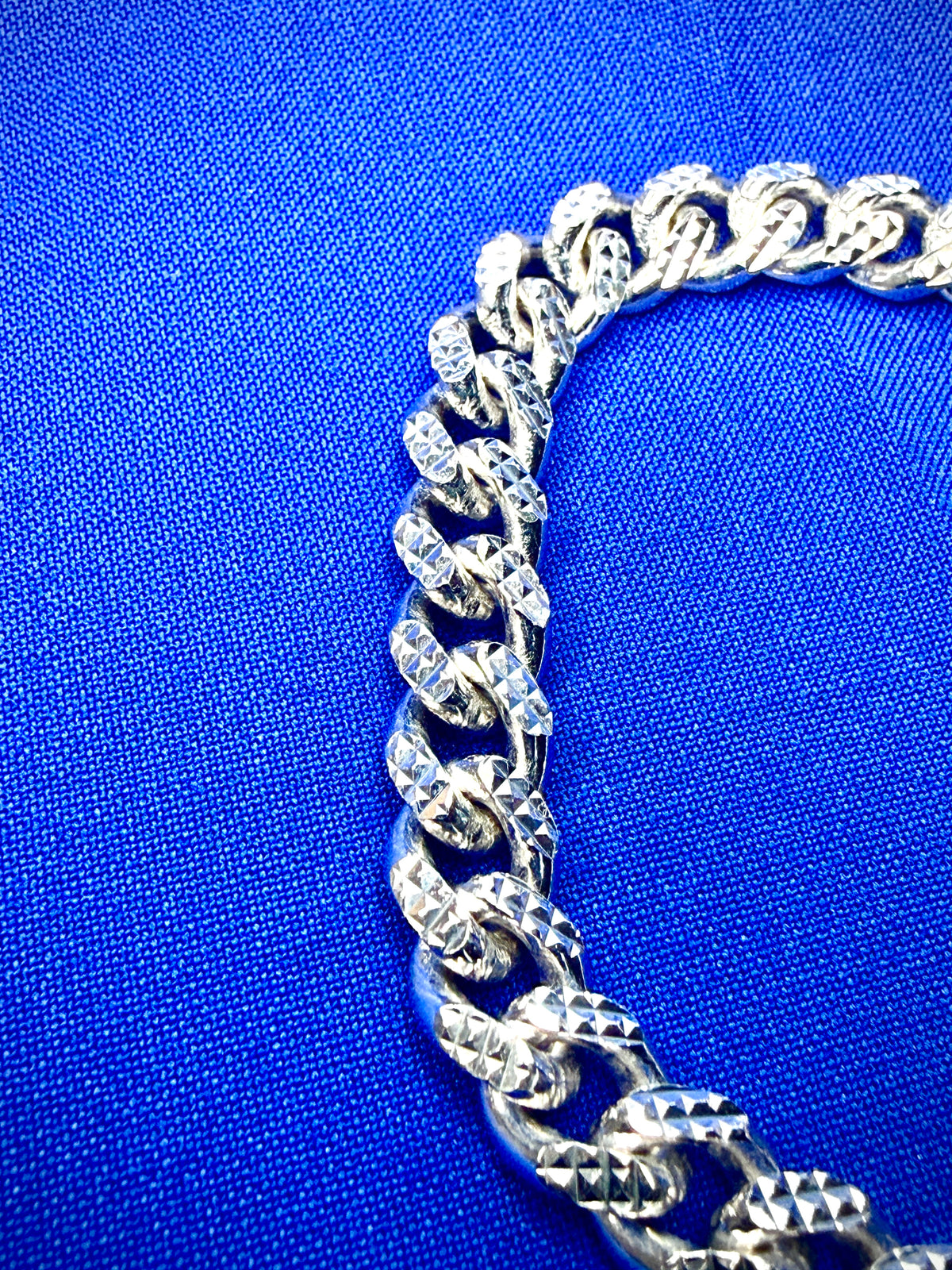 Diamond Cut Miami Cuban Link Bracelet 8.4mm 8.5in