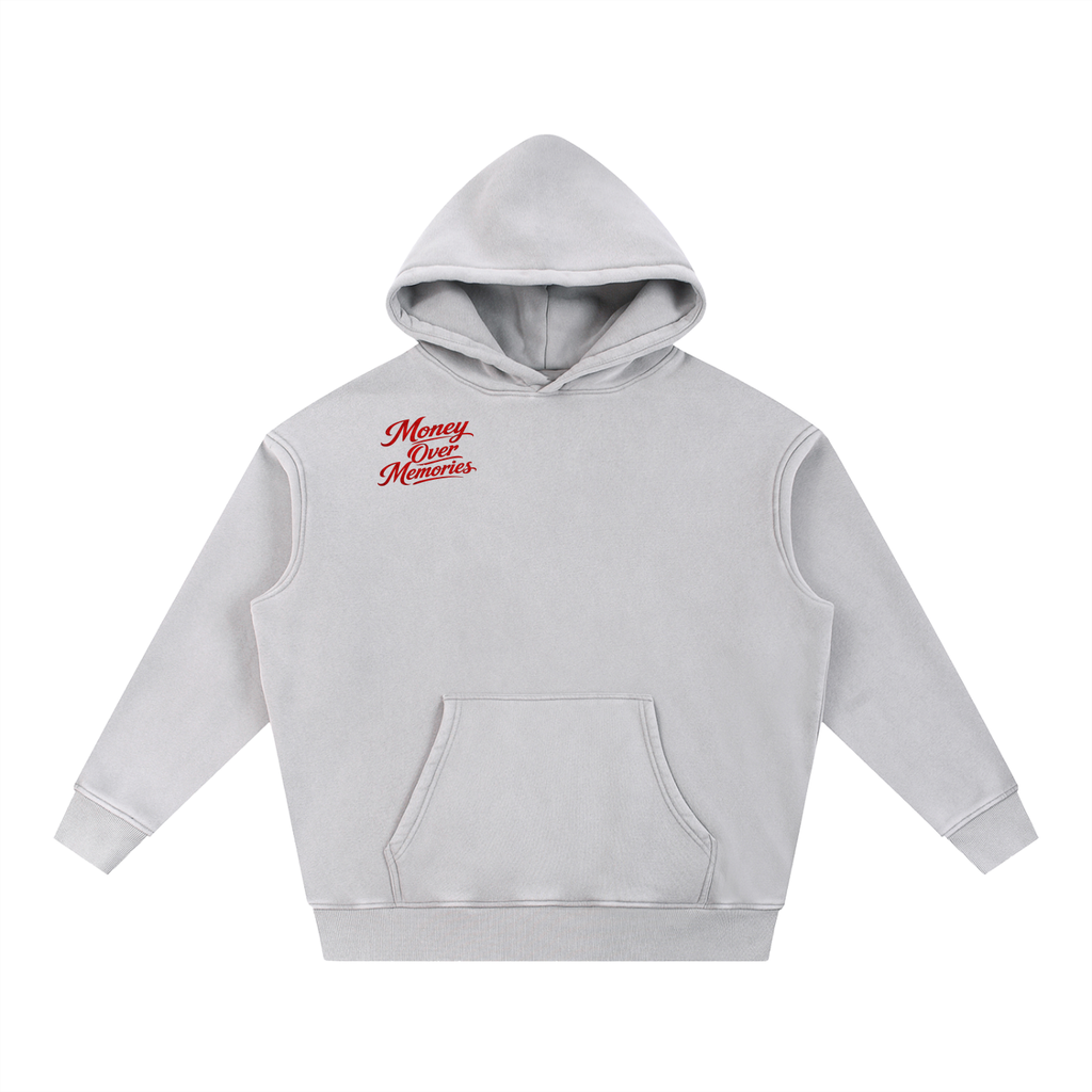 Mamma Thinks I Trap --Snow Wash Fleece Oversize Hoodie