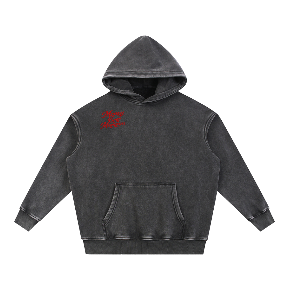 Mamma Thinks I Trap --Snow Wash Fleece Oversize Hoodie