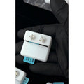 Sterling Silver Moissanite 2.42 CTW Princess Cut Stud Earrings