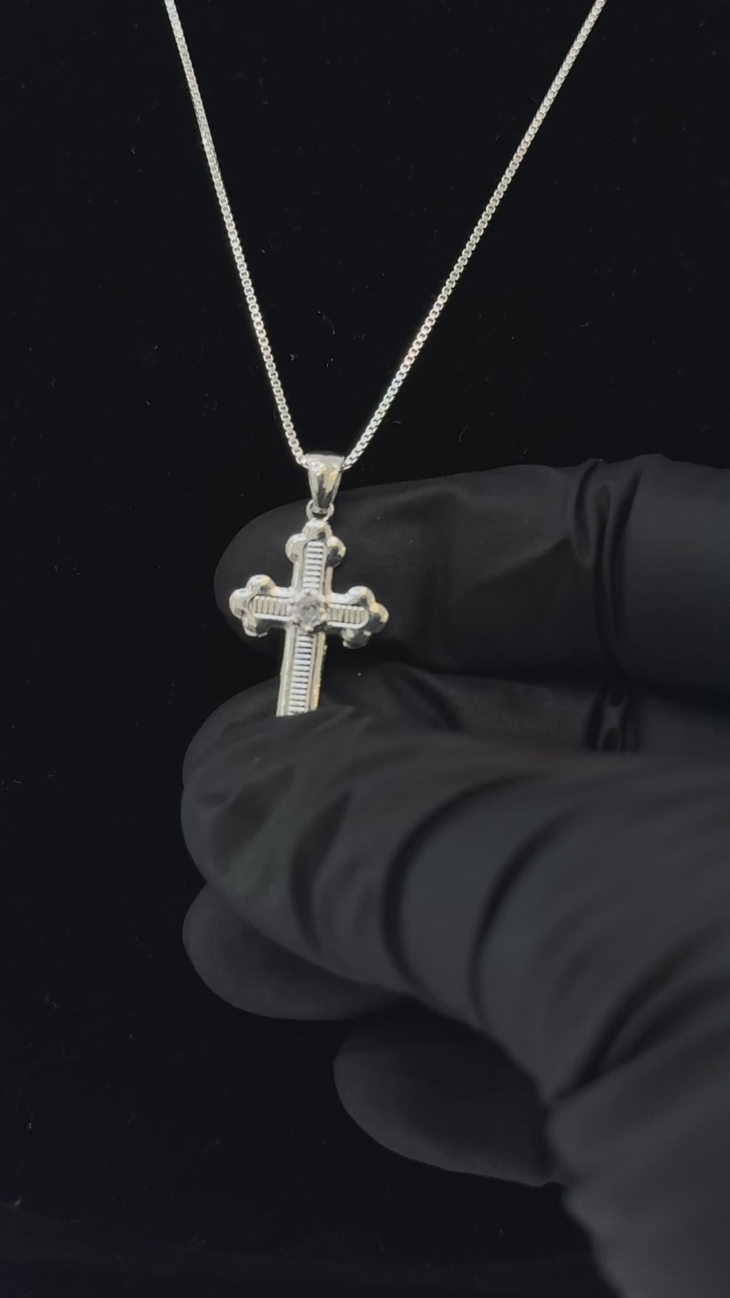 Cross Pendant Fine Chain Necklace