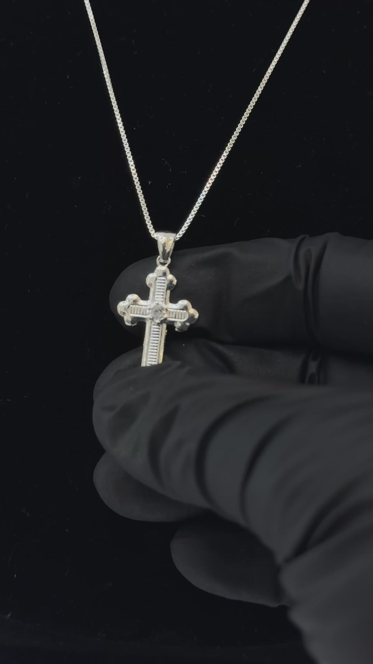 Cross Pendant Fine Chain Necklace